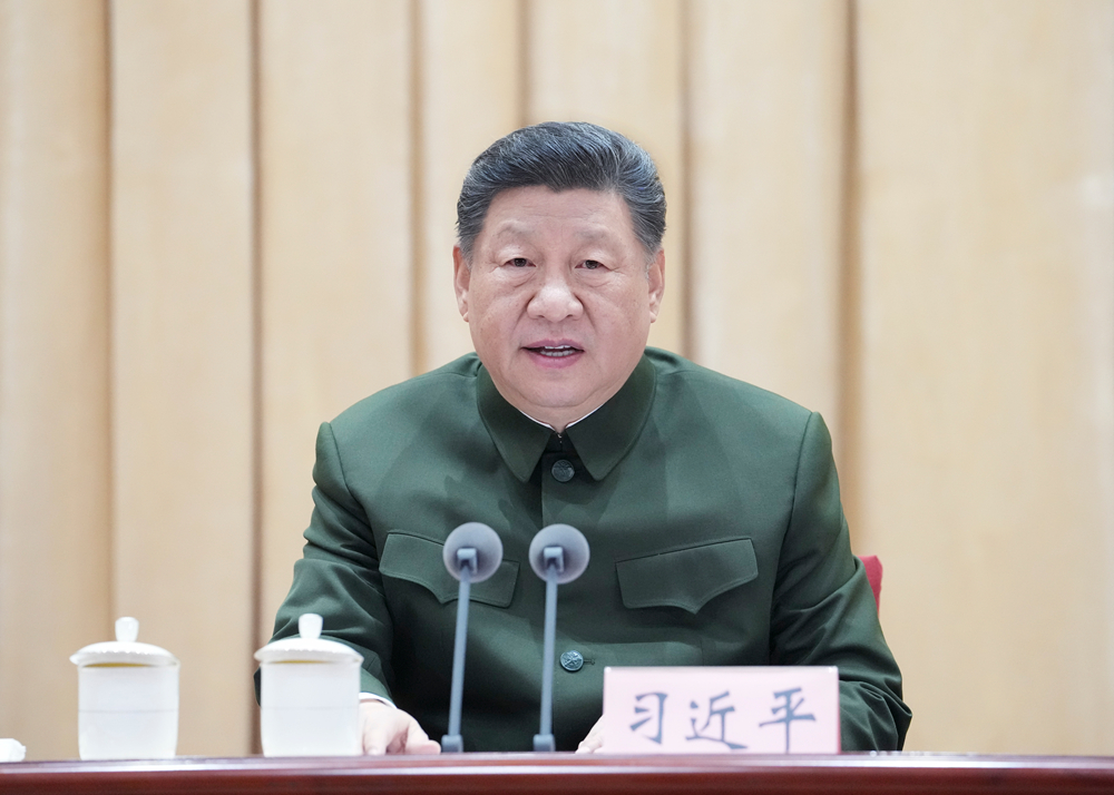 4月8日上午,全军高级干部培训班在国防大学开班。中共中央总书记、国家主席、中央军委主席习近平出席开班式并发表重要讲话。